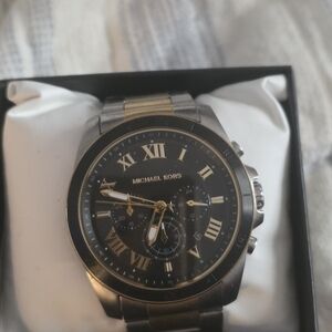 Michael Kors Black and Gold Men's Watch